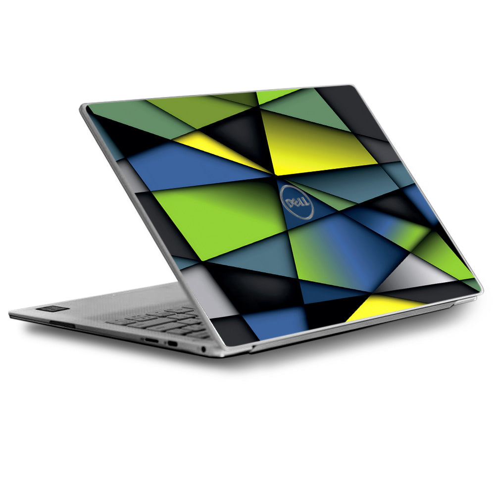  Green Blue Geometry Shapes Dell XPS 13 9370 9360 9350 Skin