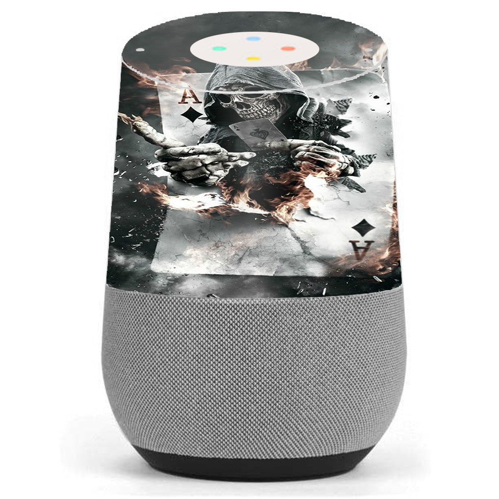  Ace Diamonds Grim Reeper Skull Google Home Skin