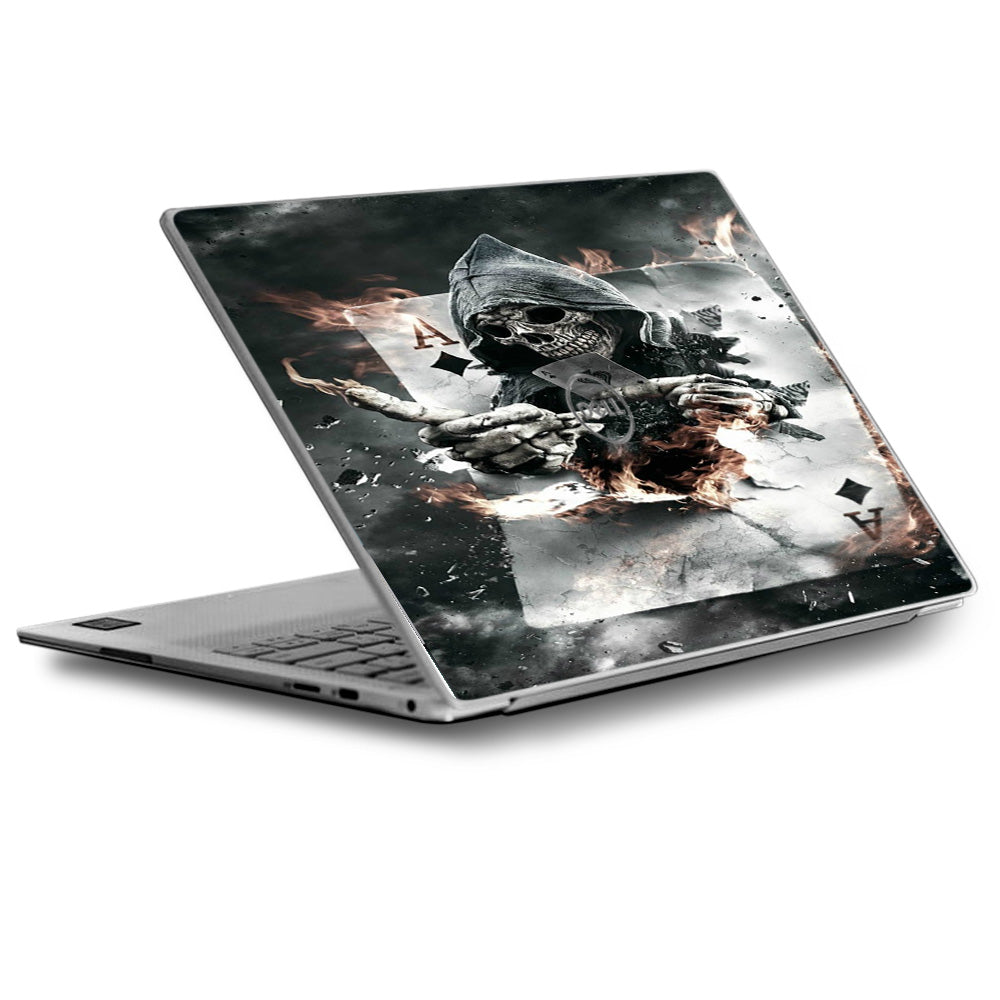  Ace Diamonds Grim Reeper Skull Dell XPS 13 9370 9360 9350 Skin