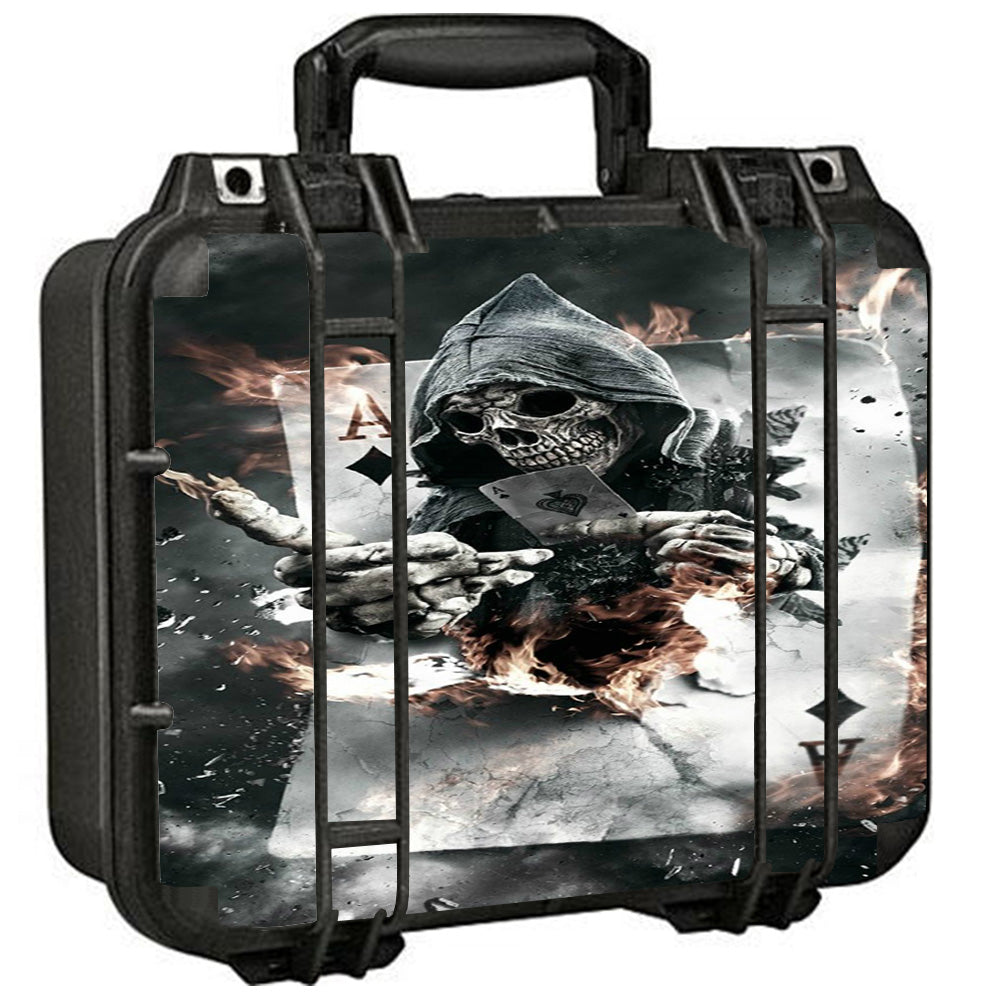  Ace Diamonds Grim Reeper Skull Pelican Case 1400 Skin