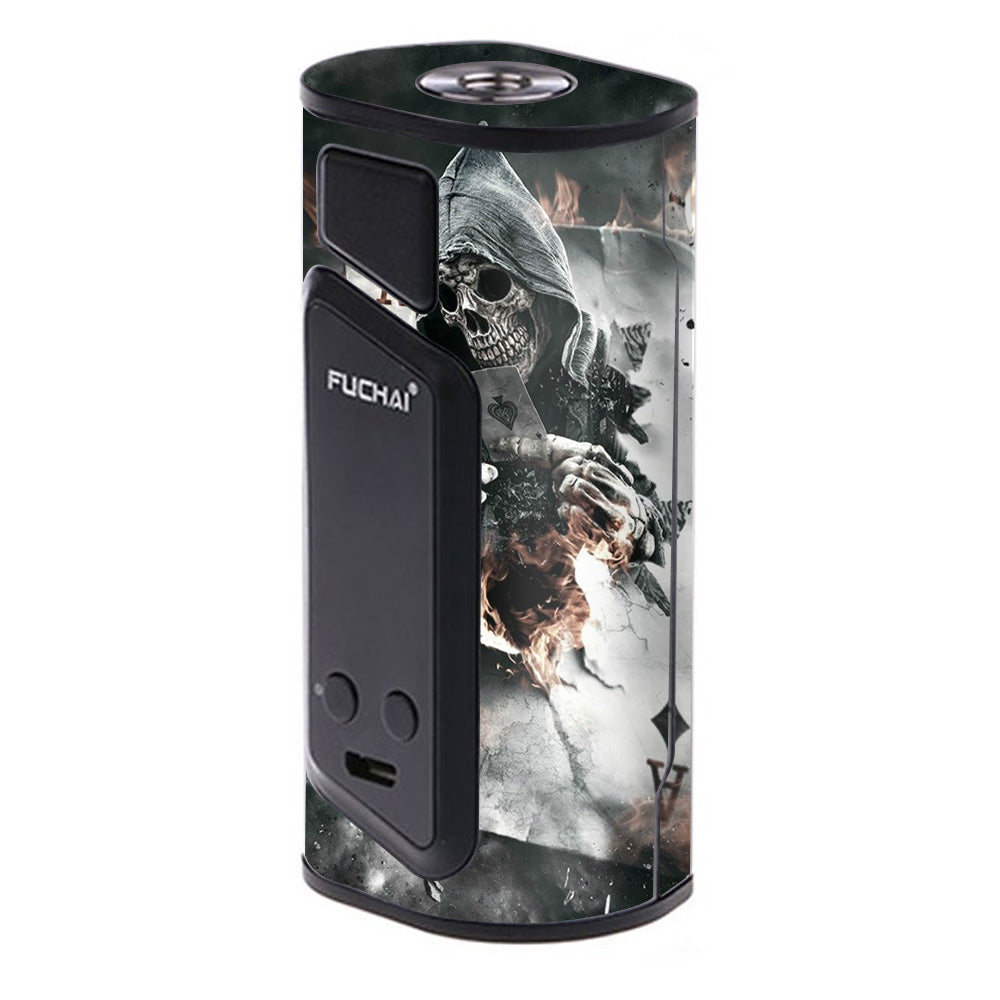  Ace Diamonds Grim Reeper Skull Sigelei Fuchai Duo-3 Skin