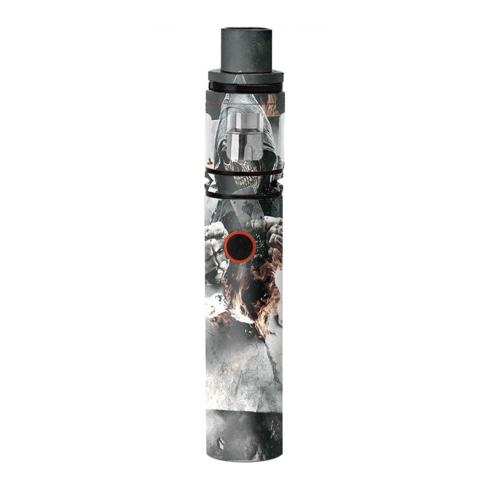  Ace Diamonds Grim Reeper Skull Smok Stick V8 Skin