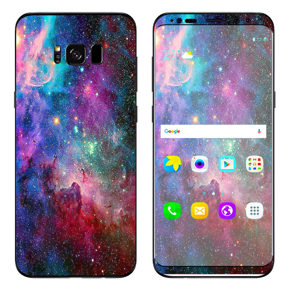  Colorful Space Gasses Samsung Galaxy S8 Skin