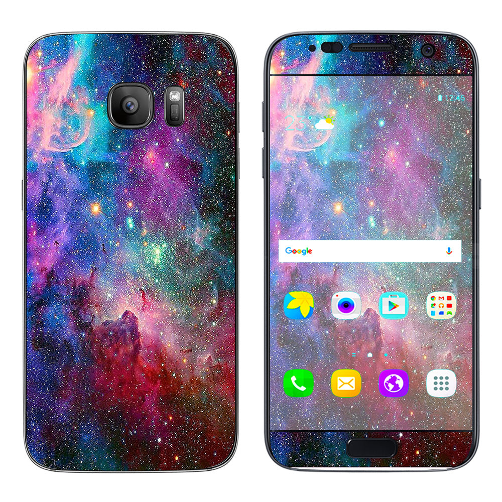  Colorful Space Gasses Samsung Galaxy S7 Skin