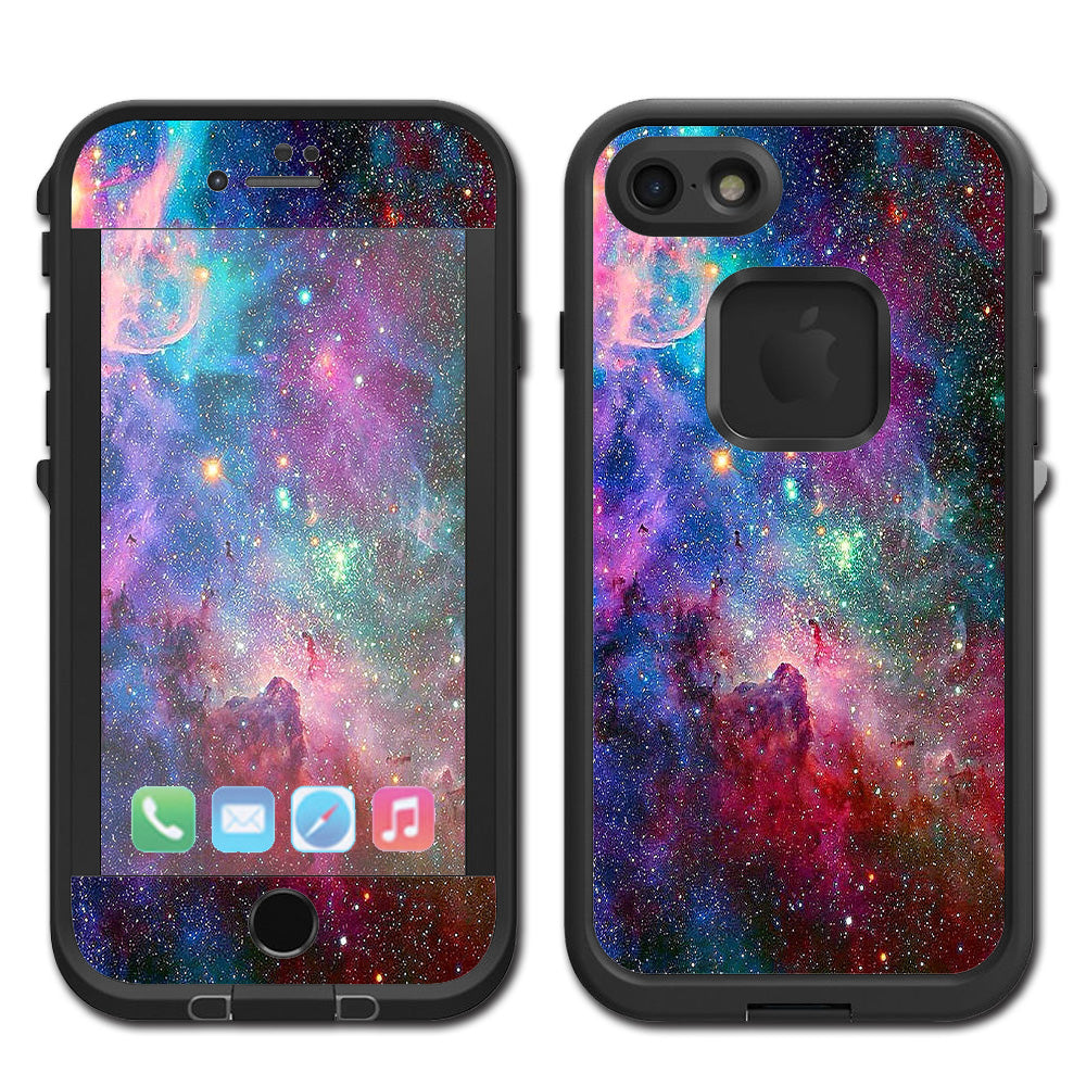 Colorful Space Gasses Lifeproof Fre iPhone 7 or iPhone 8 Skin