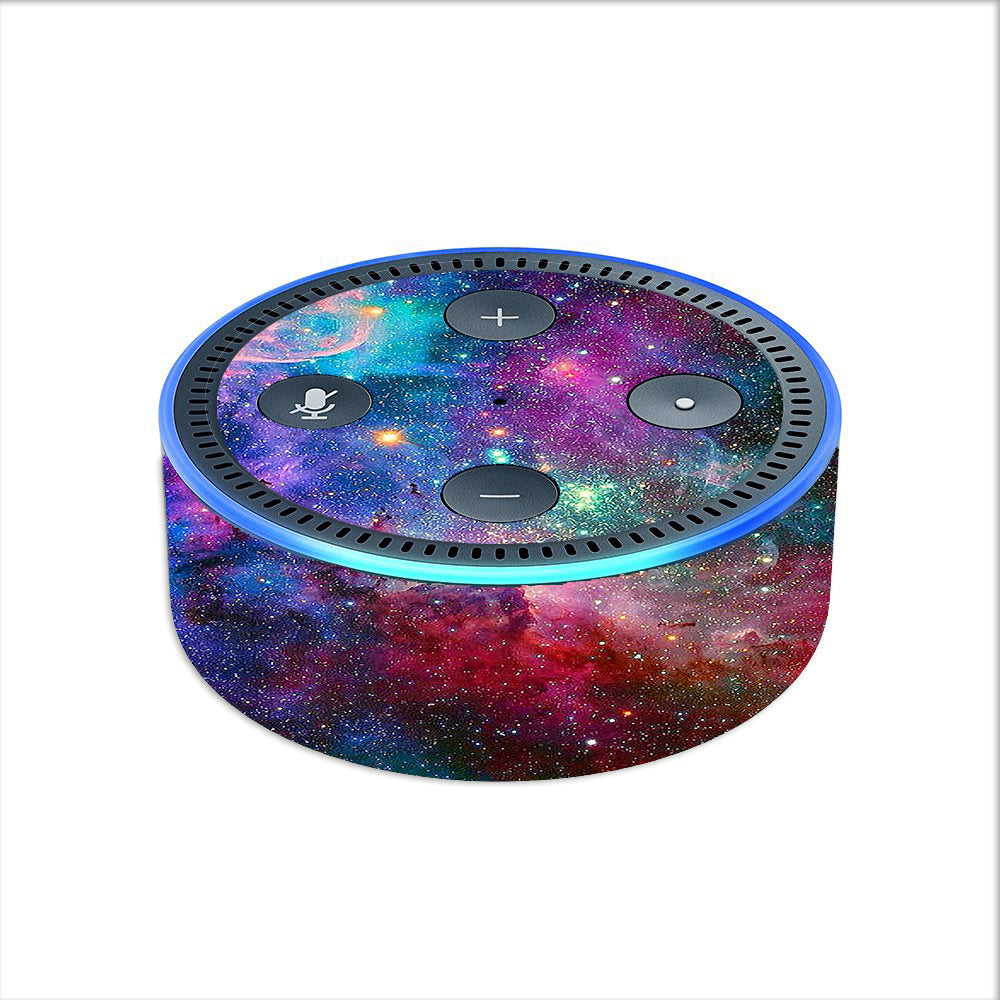  Colorful Space Gasses Amazon Echo Dot 2nd Gen Skin