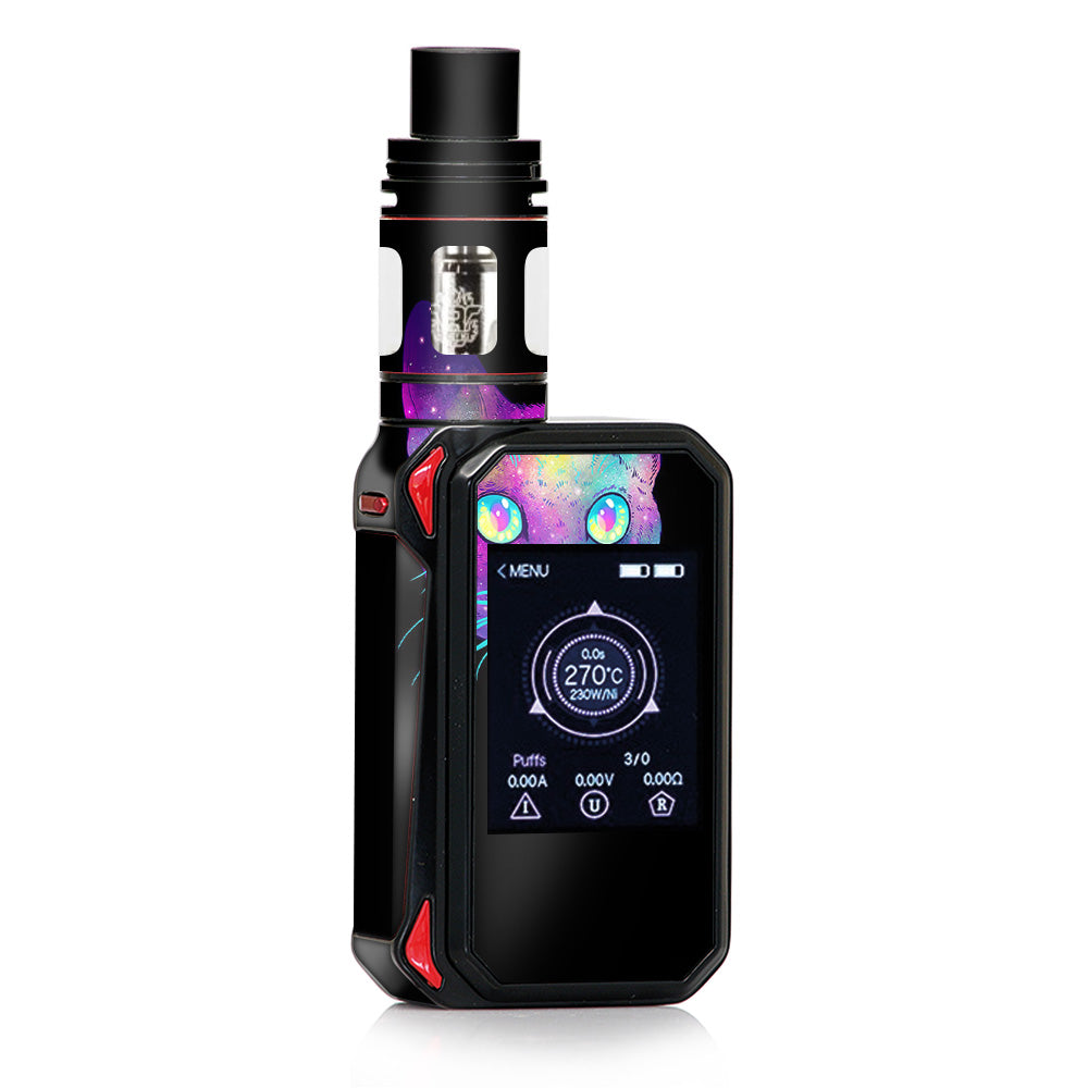  Colorful Galaxy Space Cat Smok G-priv 2 Skin