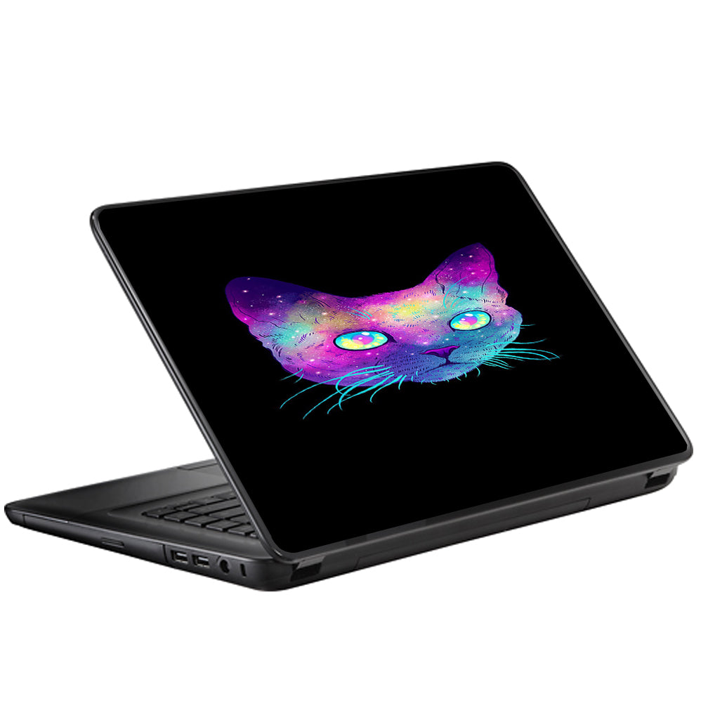  Colorful Galaxy Space Cat Universal 13 to 16 inch wide laptop Skin