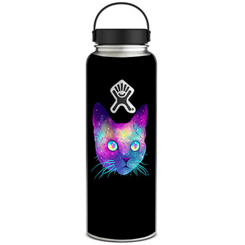  Colorful Galaxy Space Cat Hydroflask 40oz Wide Mouth Skin