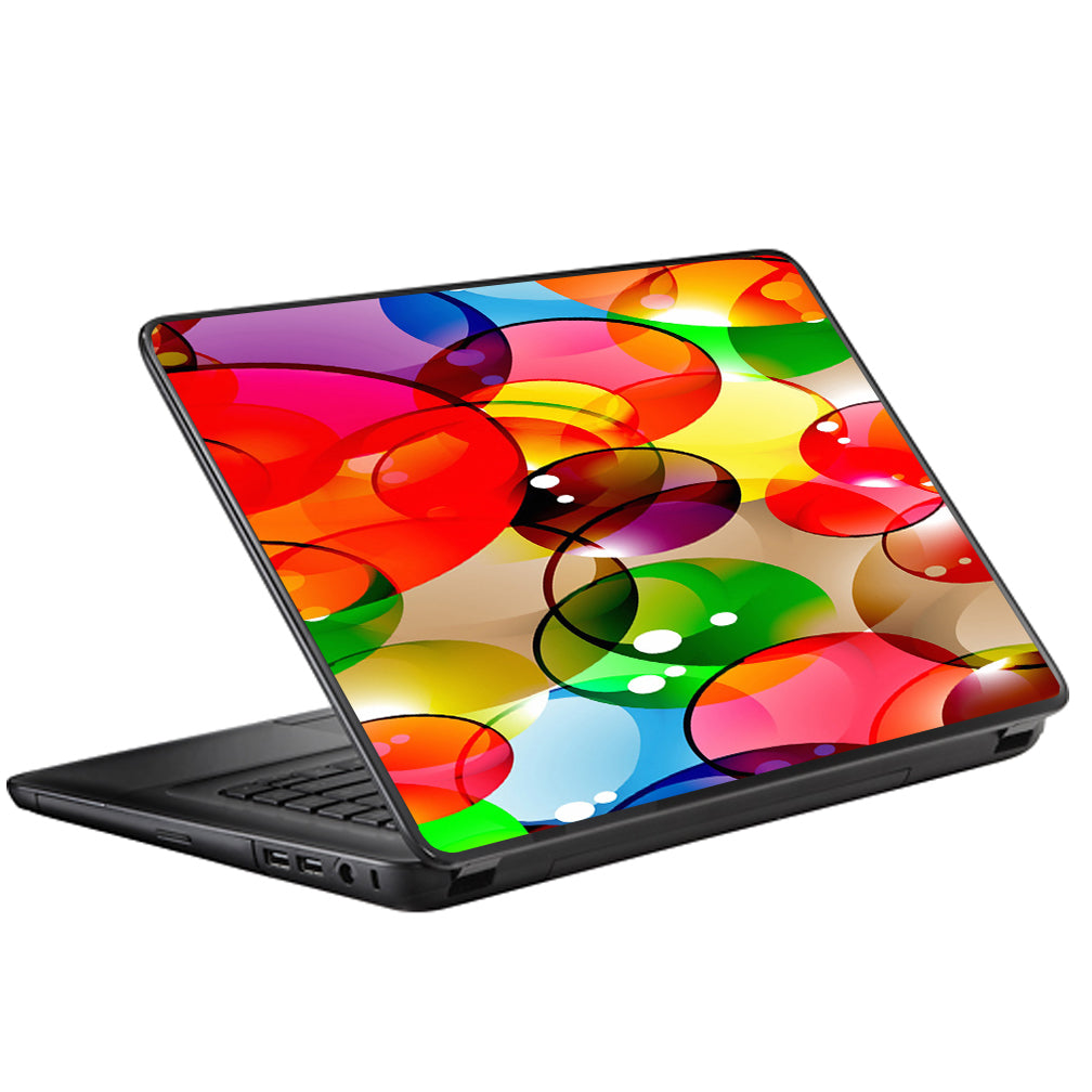  Colorful Bubbles Universal 13 to 16 inch wide laptop Skin
