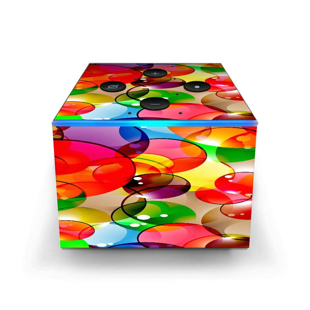  Colorful Bubbles Amazon Fire TV Cube Skin