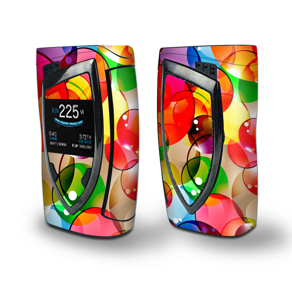 Skin Decal Vinyl Wrap for Smok Devilkin Kit 225w Vape (includes TFV12 Prince Tank Skins) skins cover/ Colorful Bubbles