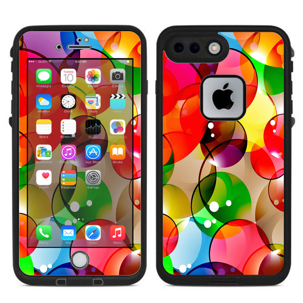  Colorful Bubbles Lifeproof Fre iPhone 7 Plus or iPhone 8 Plus Skin