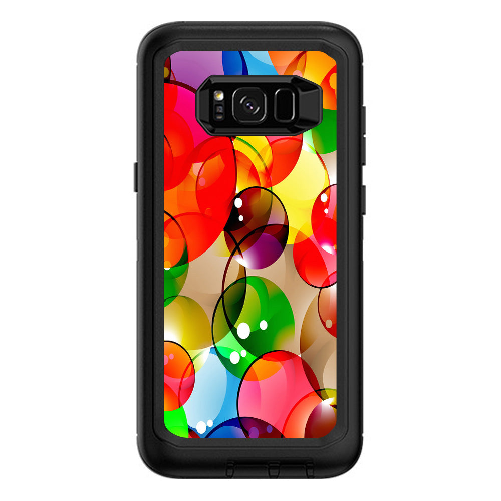  Colorful Bubbles Otterbox Defender Samsung Galaxy S8 Plus Skin