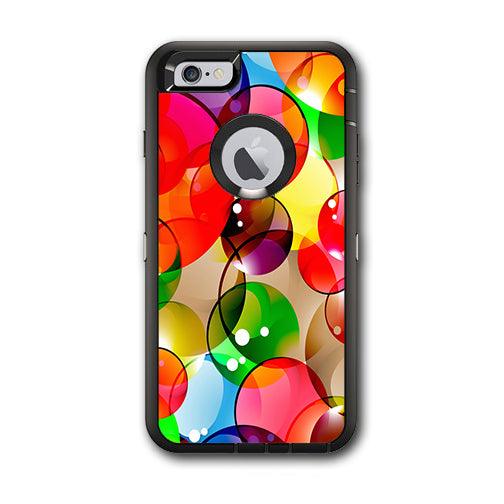  Colorful Bubbles Otterbox Defender iPhone 6 PLUS Skin