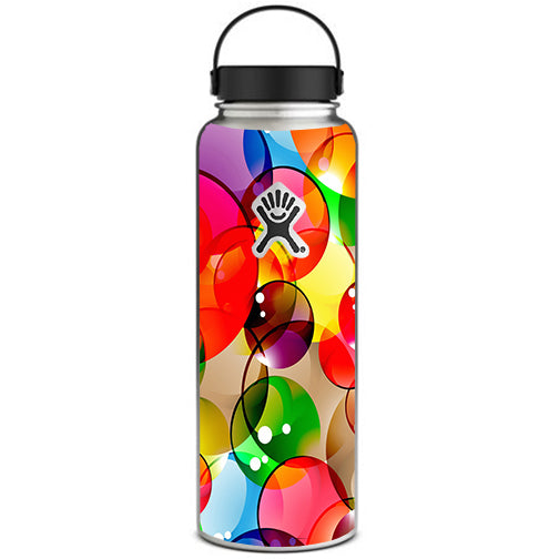  Colorful Bubbles Hydroflask 40oz Wide Mouth Skin