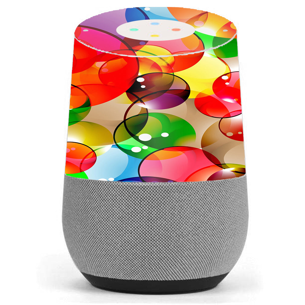 Colorful Bubbles Google Home Skin