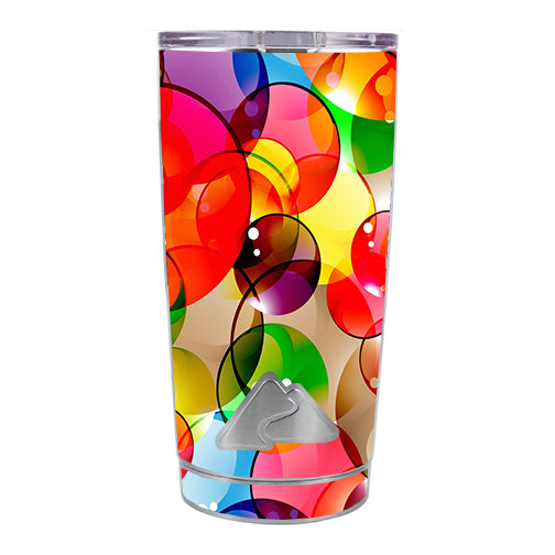  Colorful Bubbles Ozark Trail 20oz Tumbler Skin