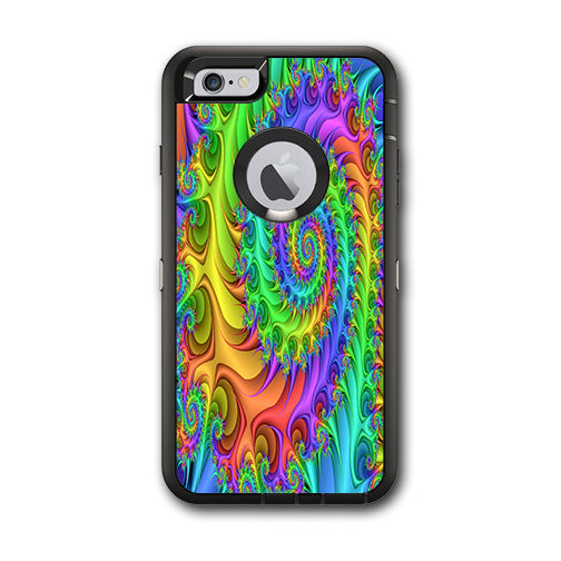  Trippy Color Swirl Otterbox Defender iPhone 6 PLUS Skin