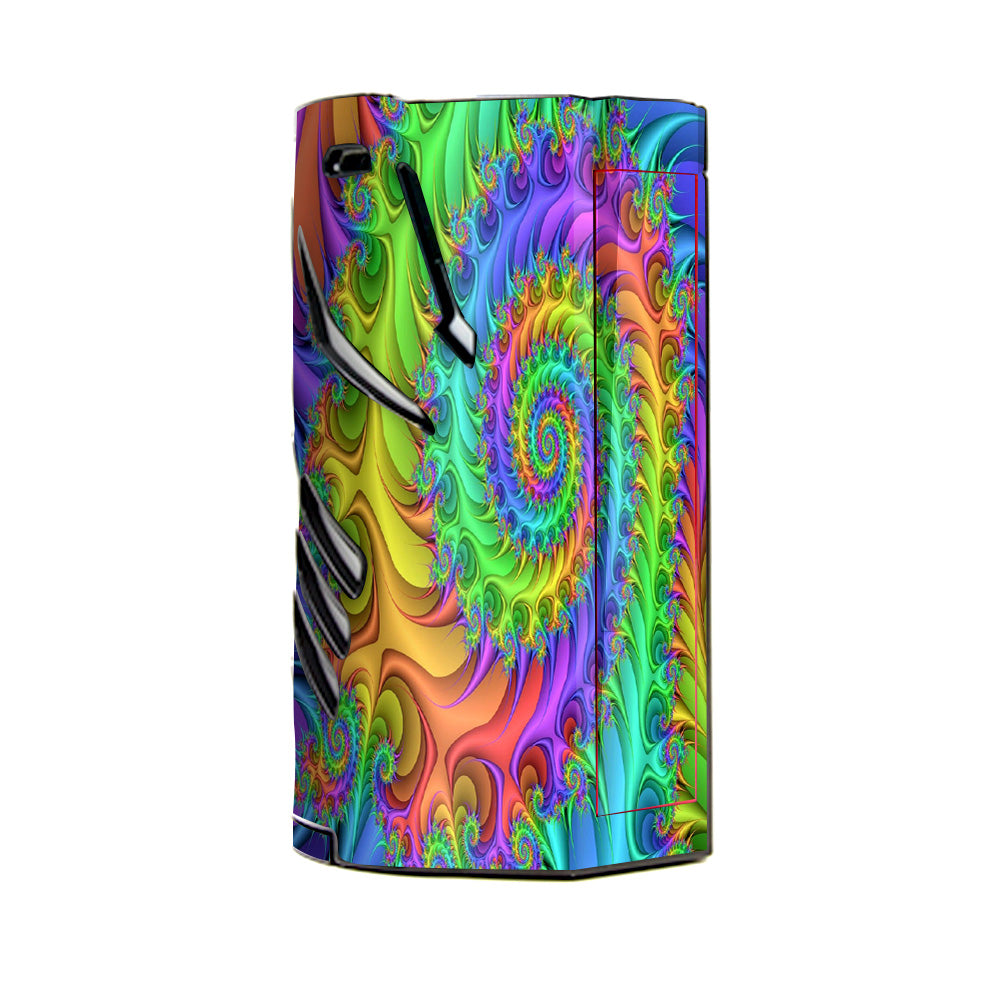  Trippy Color Swirl T-Priv 3 Smok Skin