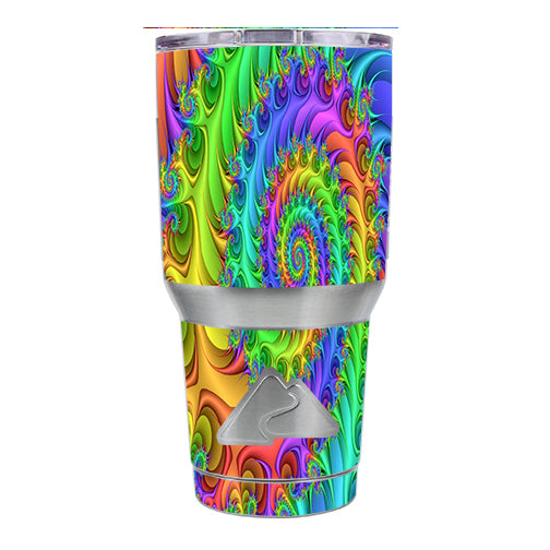  Trippy Color Swirl Ozark Trail 20oz Tumbler Skin