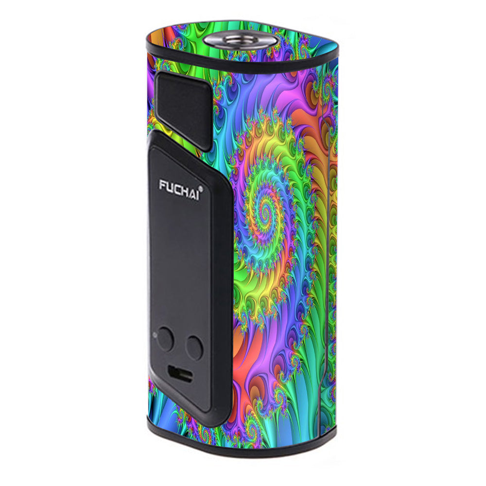 Trippy Color Swirl Sigelei Fuchai Duo-3 Skin