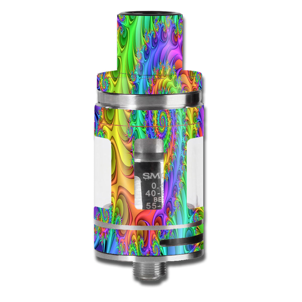 Trippy Color Swirl Smok TFV8 Micro Baby Beast Skin