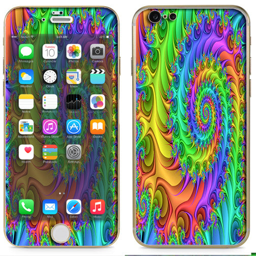  Trippy Color Swirl Apple iPhone 6 Skin
