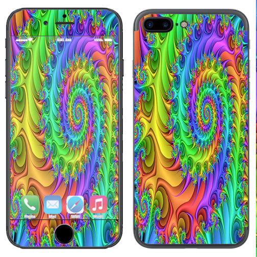  Trippy Color Swirl Apple  iPhone 7+ Plus / iPhone 8+ Plus Skin