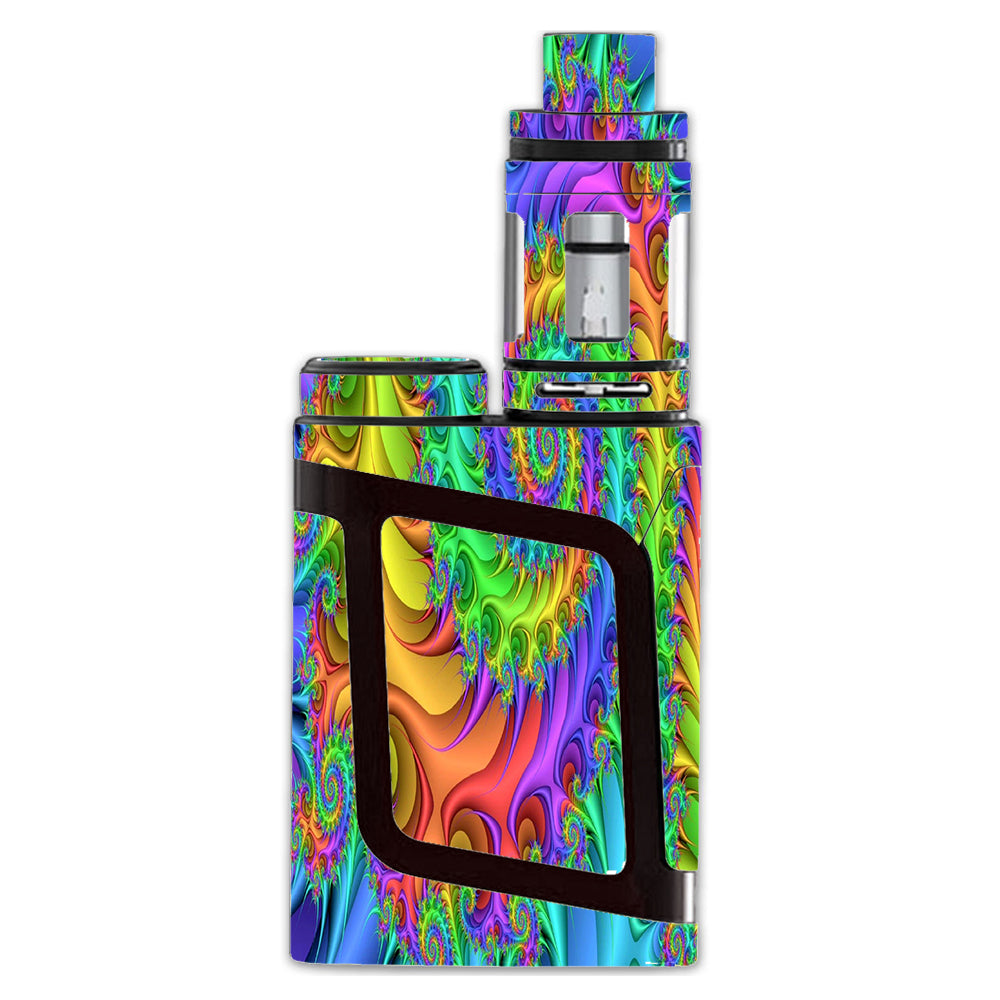  Trippy Color Swirl Smok Alien AL85 Skin