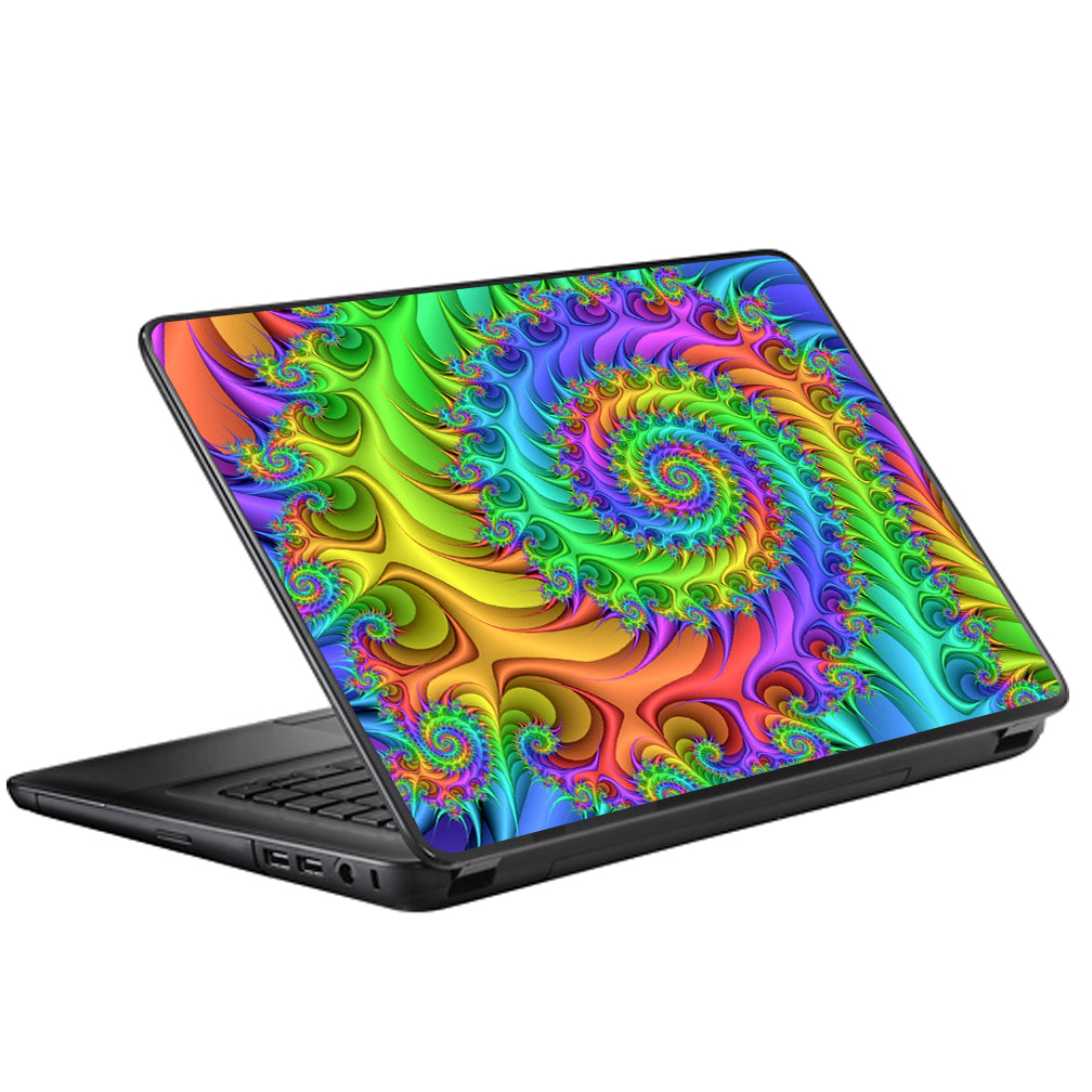  Trippy Color Swirl Universal 13 to 16 inch wide laptop Skin