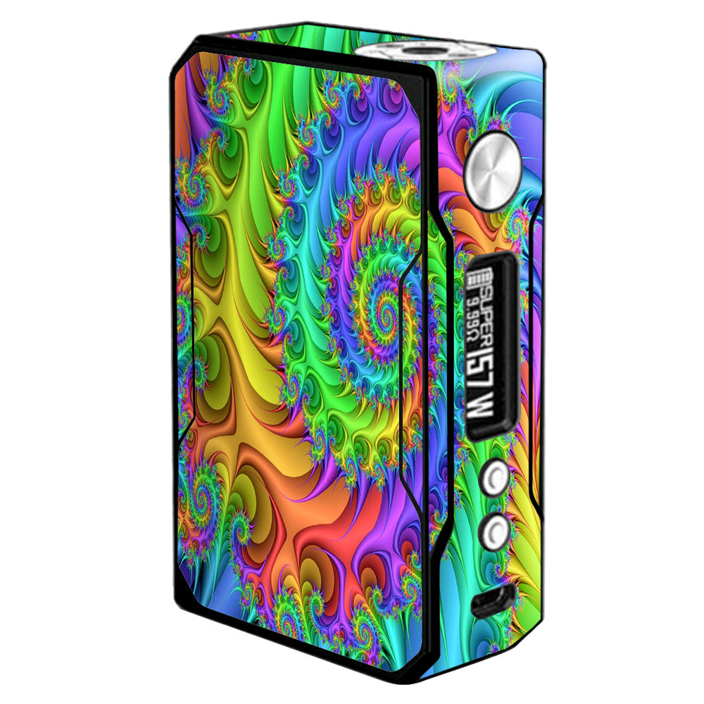  Trippy Color Swirl Voopoo Drag 157w Skin