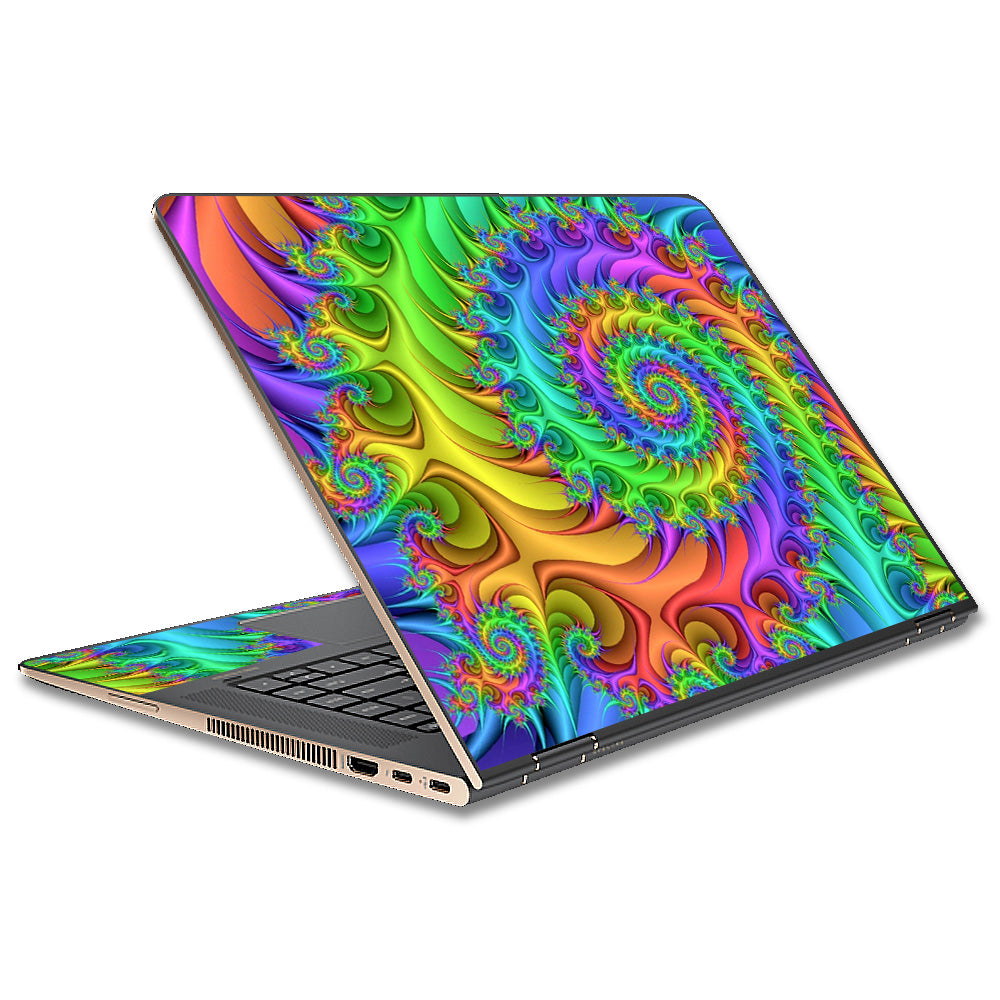  Trippy Color Swirl HP Spectre x360 13t Skin