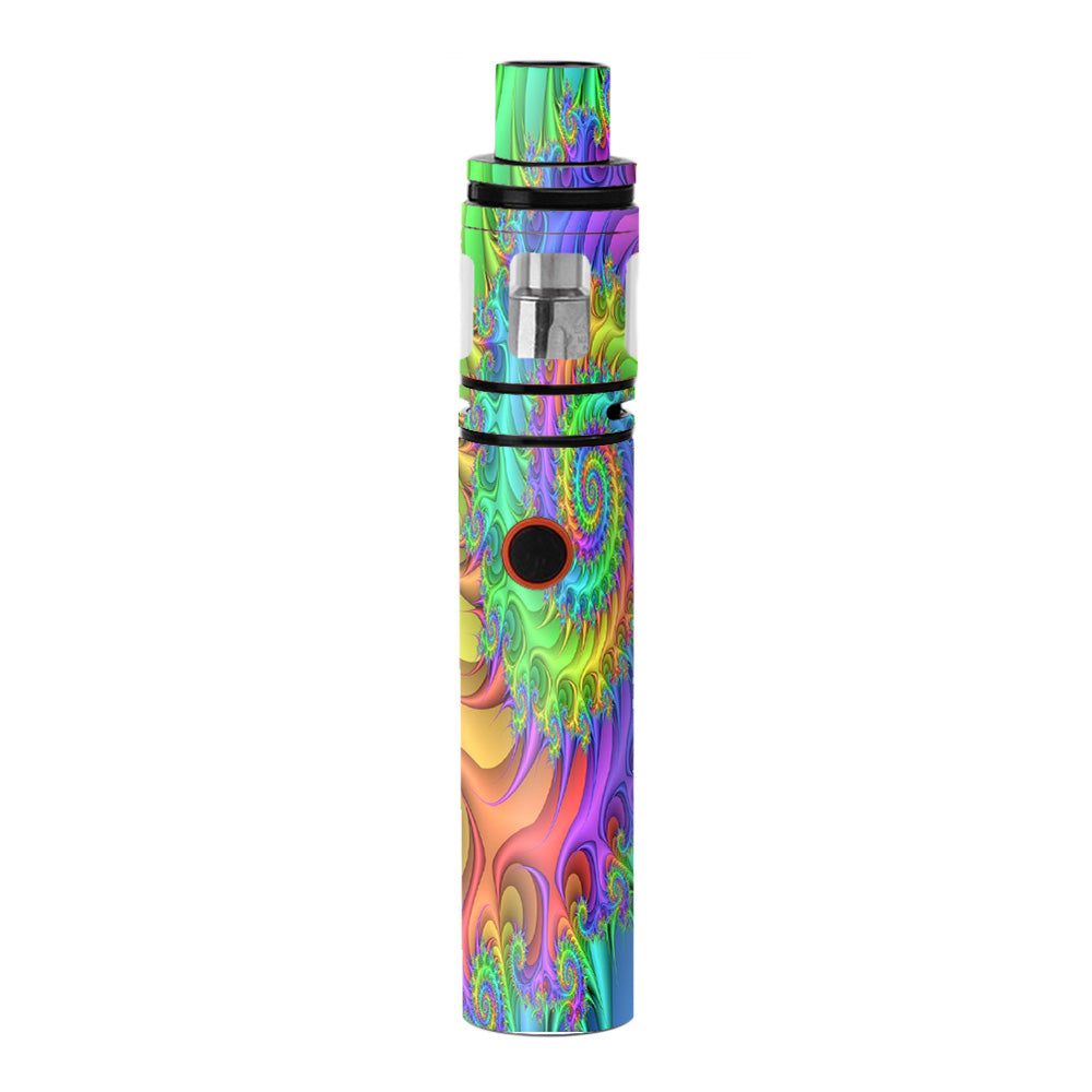  Trippy Color Swirl Smok Stick V8 Skin