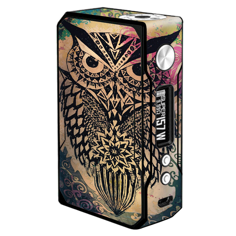  Tribal Abstract Owl Voopoo Drag 157w Skin