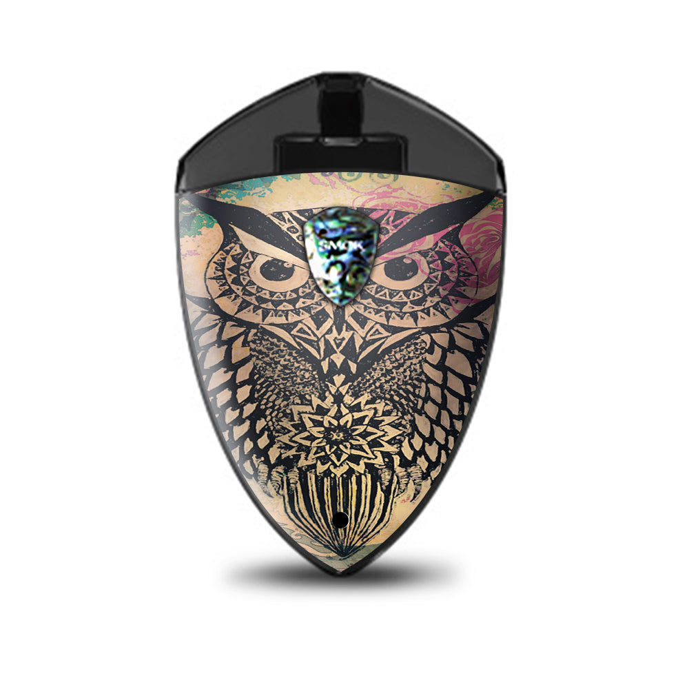  Tribal Abstract Owl Smok Rolo Badge Skin