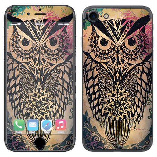  Tribal Abstract Owl Apple iPhone 7 or iPhone 8 Skin