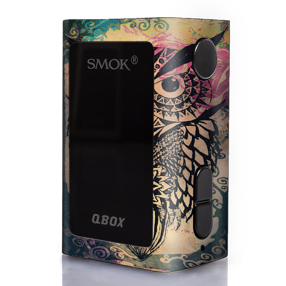  Tribal Abstract Owl Smok Q-Box Skin