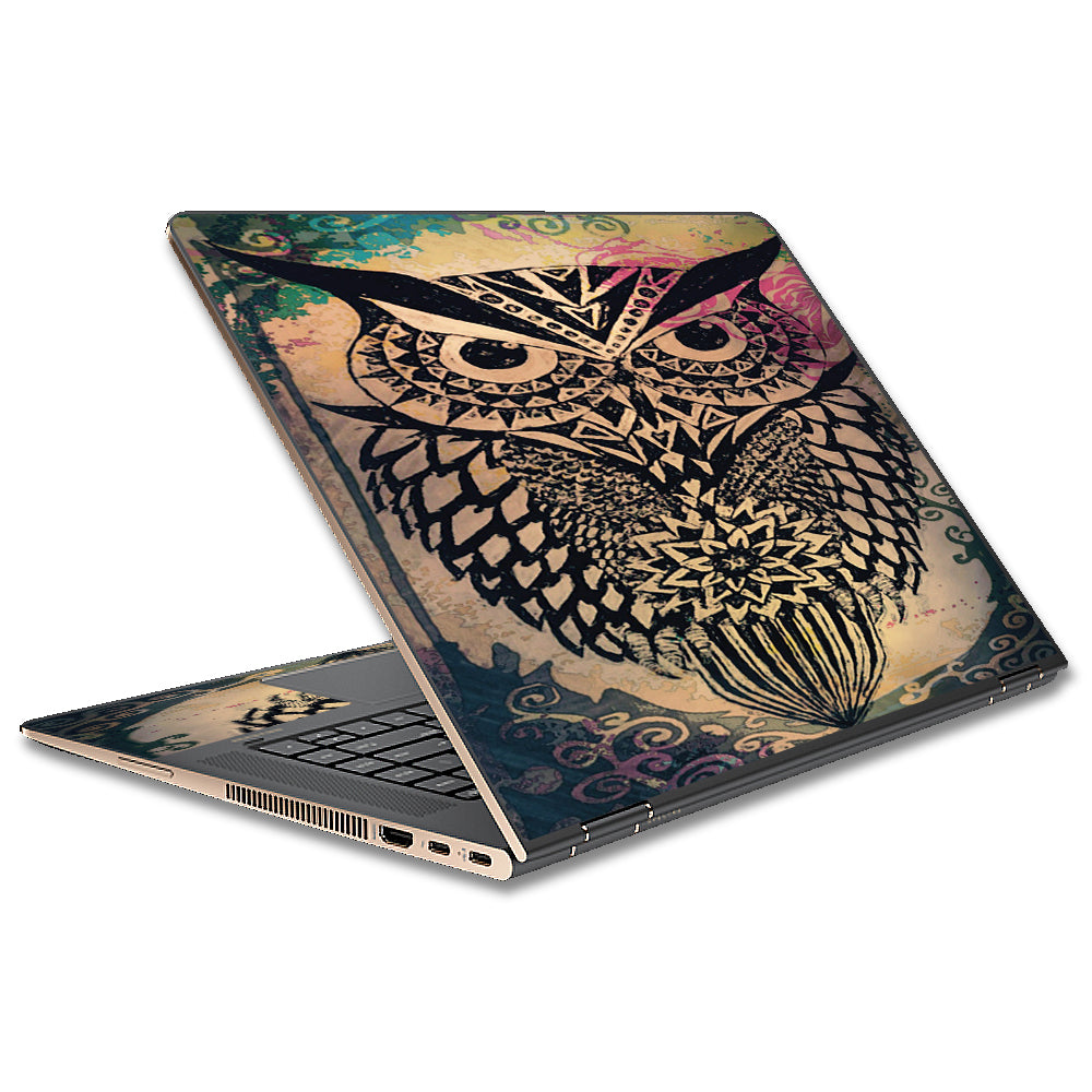  Tribal Abstract Owl HP Spectre x360 15t Skin