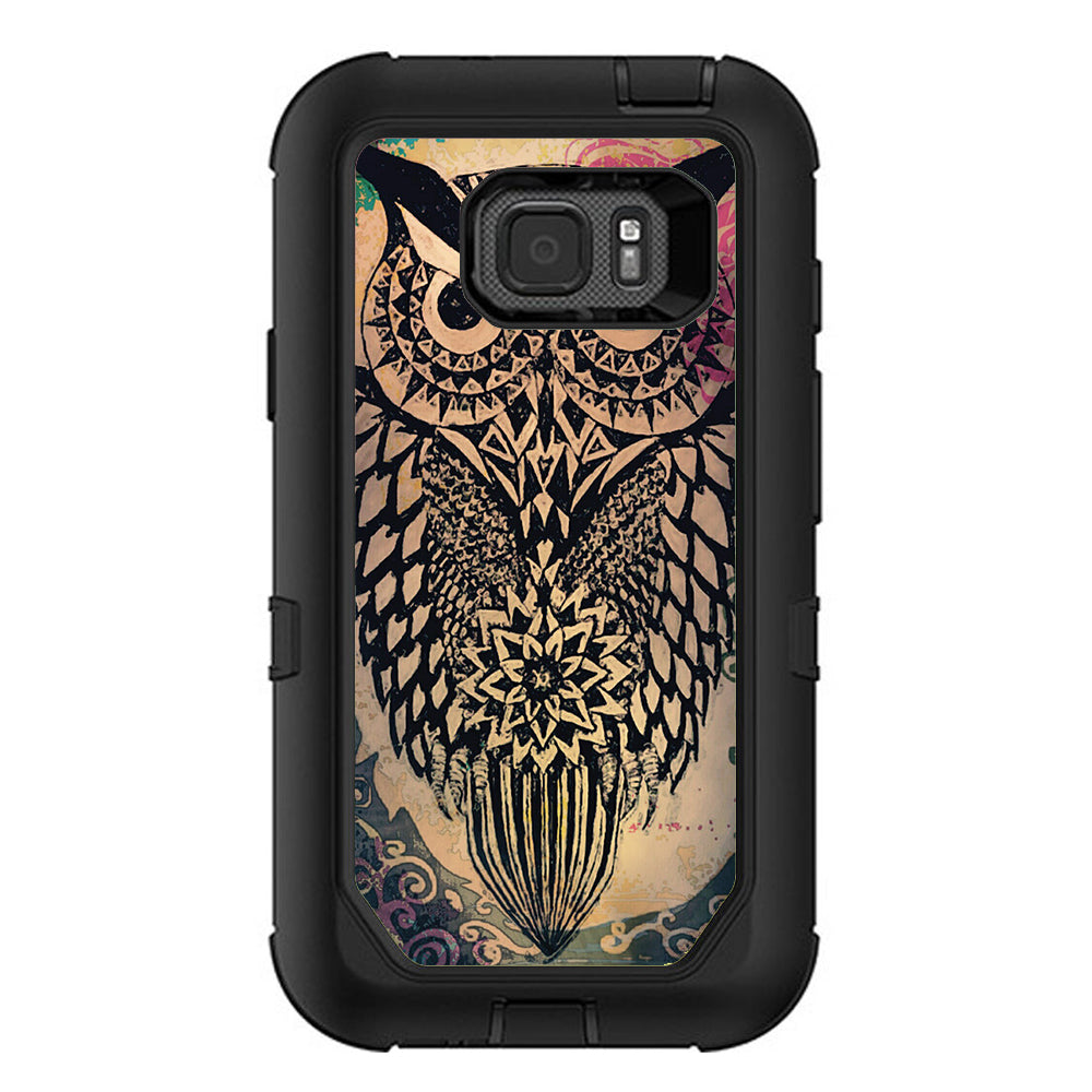  Tribal Abstract Owl Otterbox Defender Samsung Galaxy S7 Active Skin