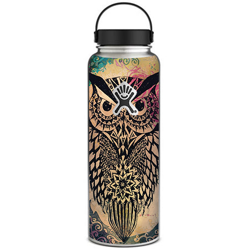  Tribal Abstract Owl Hydroflask 40oz Wide Mouth Skin