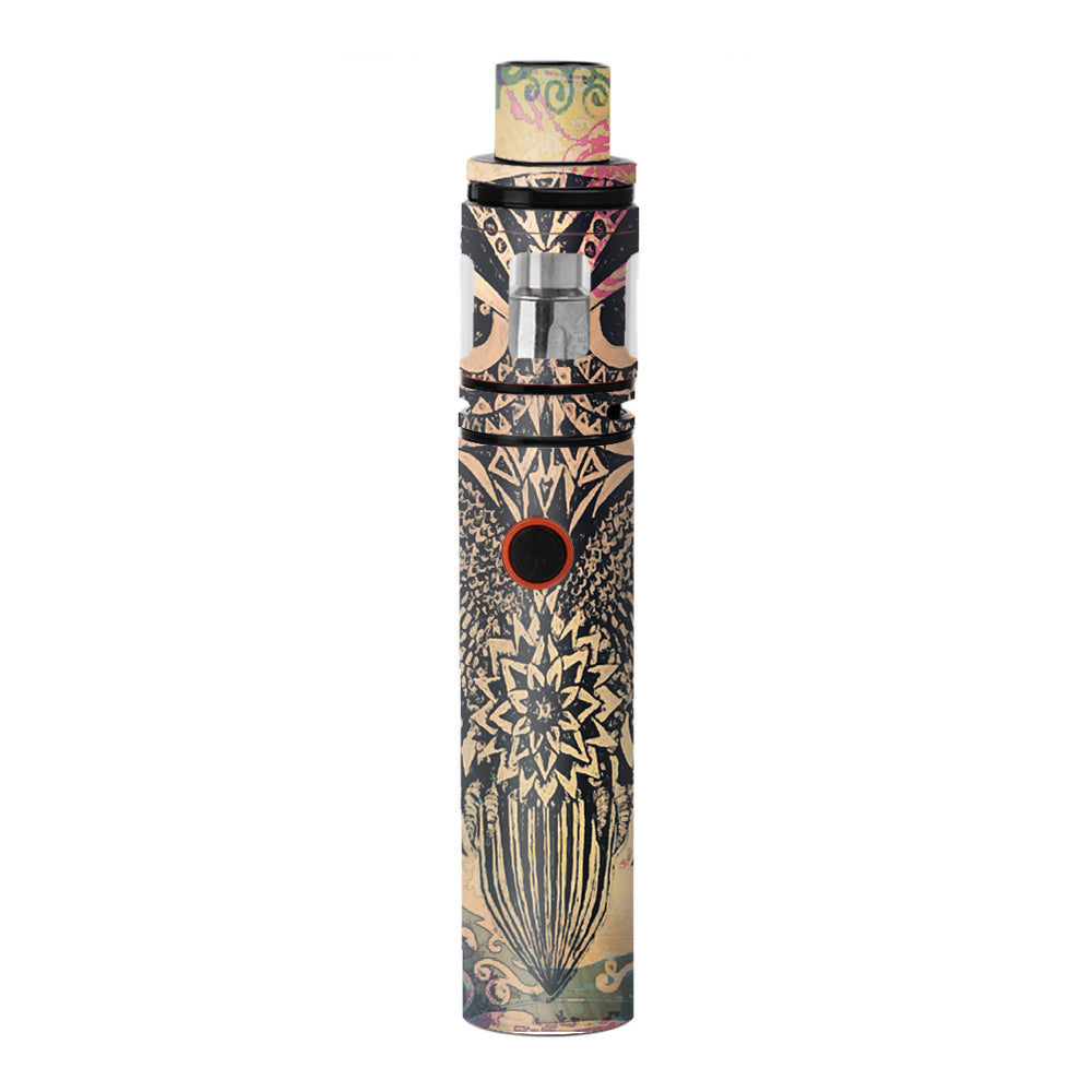  Tribal Abstract Owl Smok Stick V8 Skin