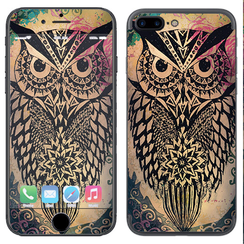  Tribal Abstract Owl Apple  iPhone 7+ Plus / iPhone 8+ Plus Skin