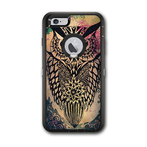  Tribal Abstract Owl Otterbox Defender iPhone 6 PLUS Skin