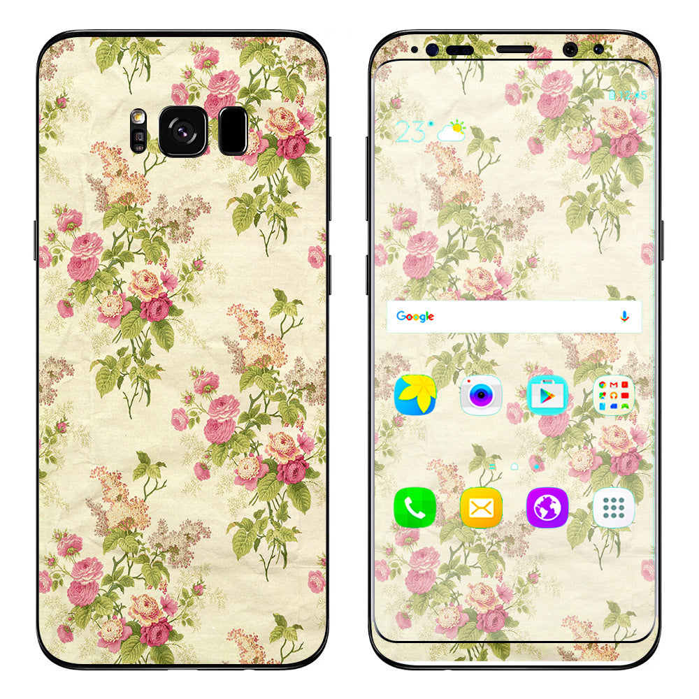  Charming Flowers Trendy Samsung Galaxy S8 Skin