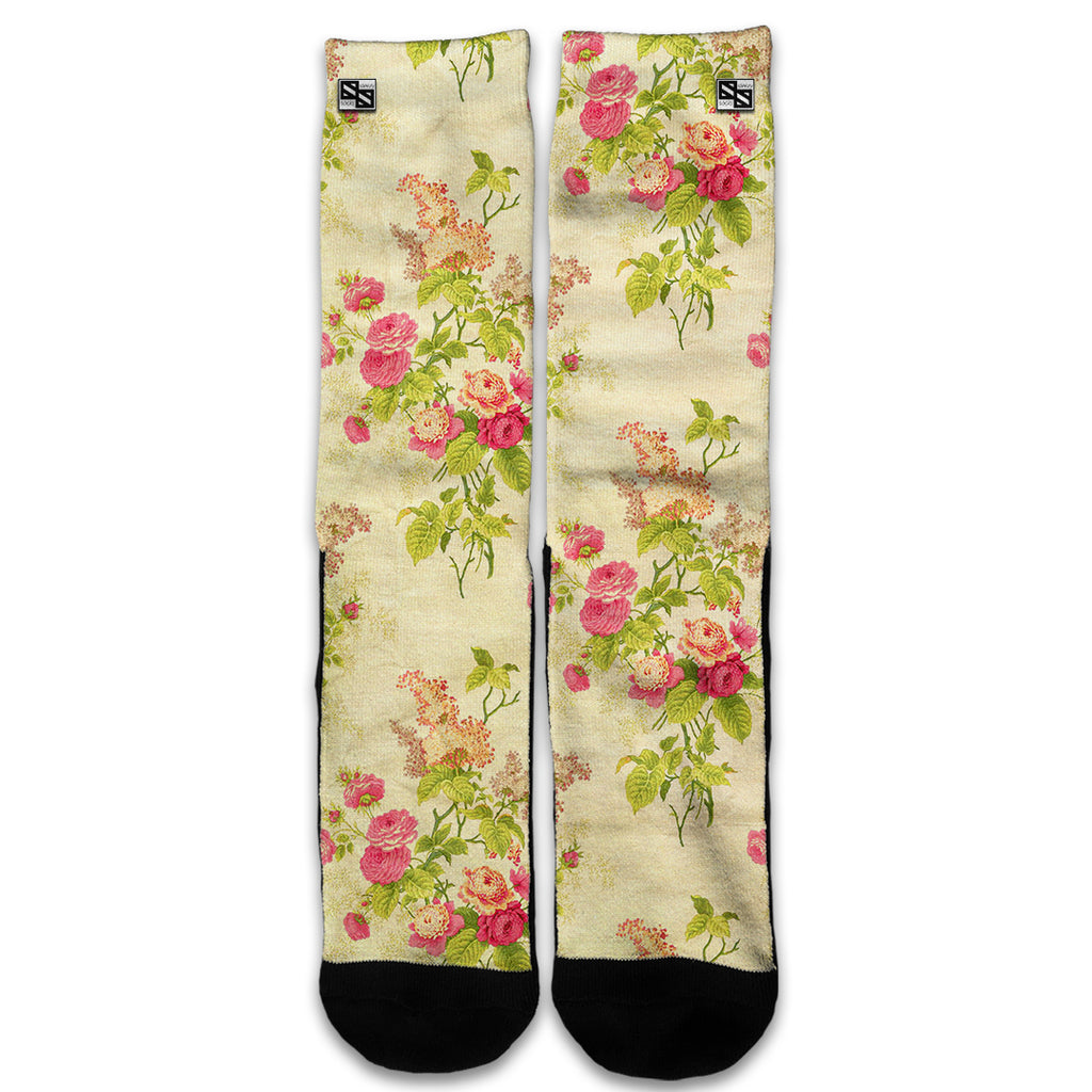  Charming Flowers Trendy Universal Socks