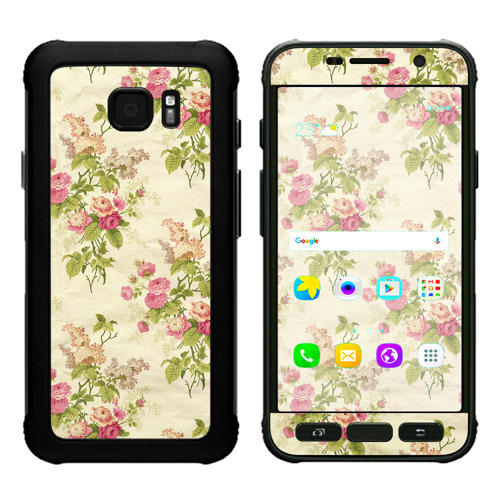  Charming Flowers Trendy Samsung Galaxy S7 Active Skin