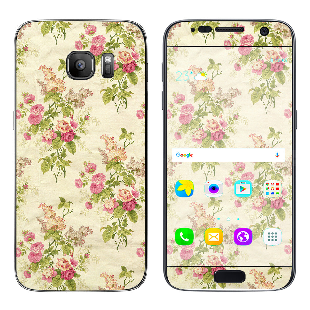  Charming Flowers Trendy Samsung Galaxy S7 Skin