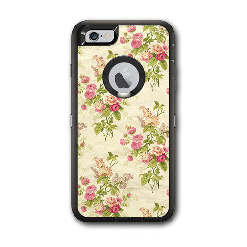  Charming Flowers Trendy Otterbox Defender iPhone 6 PLUS Skin