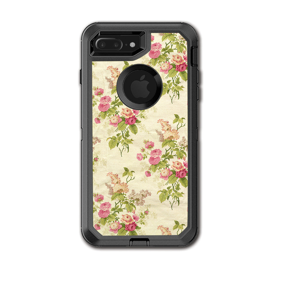  Charming Flowers Trendy Otterbox Defender iPhone 7+ Plus or iPhone 8+ Plus Skin